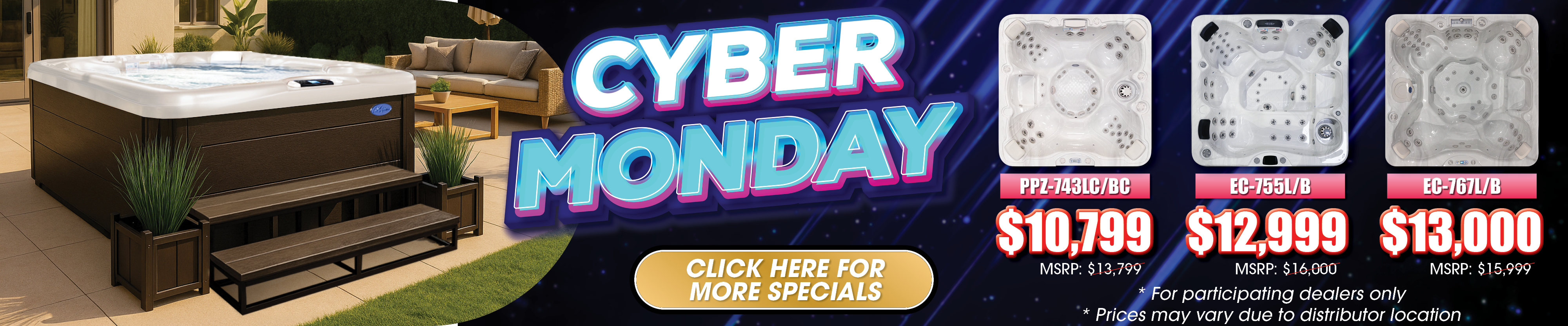 Calspas hot tub being used in a family setting - Culver City