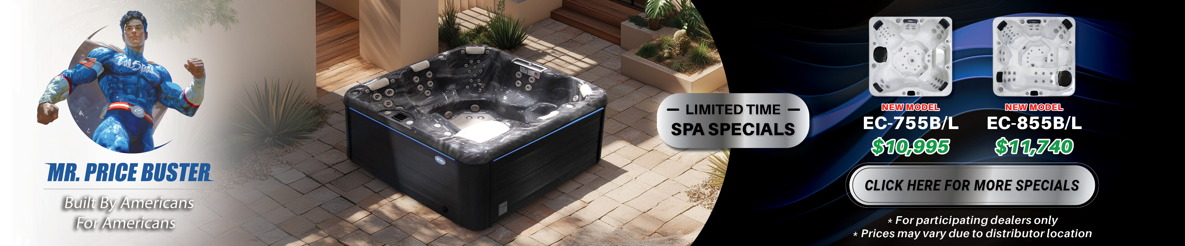 Calspas hot tub being used in a family setting - Culver City
